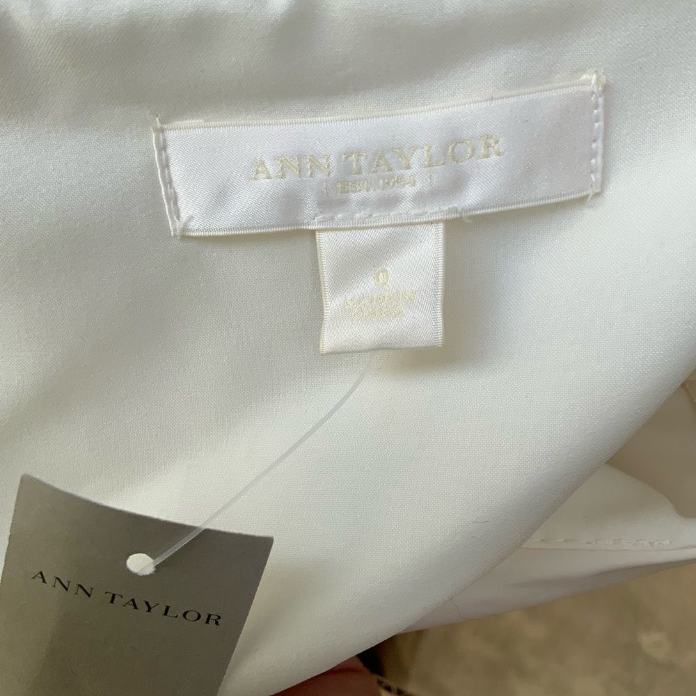 NWT $1500 Ann Taylor | Mermaid |Wedding Dress W/ Ruffled Tiers & Layers - Picture 10 of 16